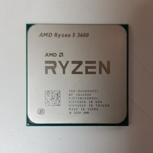AMD Ryzen R5 3600 銳龍 CPU 處理器 附原廠散熱風扇 2手良品 原廠保固內