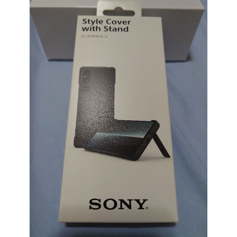 Sony Xperia 1 V專用原廠黑色保護殼附支架 XQZ-CBDQ 全新
