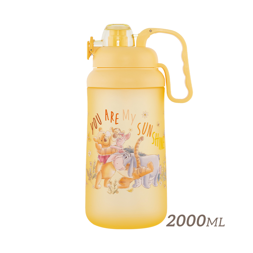 【生活工場】Housuxi迪士尼-小熊維尼系列-Tritan大容量彈蓋水瓶