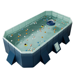 充氣游泳池免安裝折疊洗澡池大型家庭水池大人小孩游泳池泡澡池