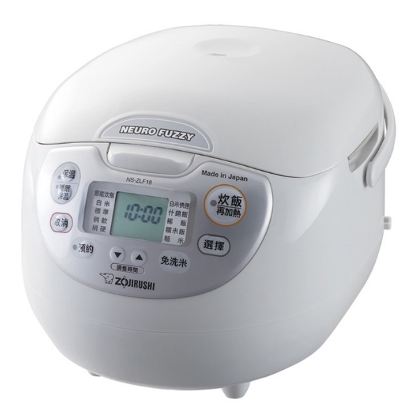 象印／ZOJIRUSHI／10人份／微電腦／電子鍋／NS-ZLF18／黑金剛內鍋／日本製造／日製10人份黑金剛電子鍋