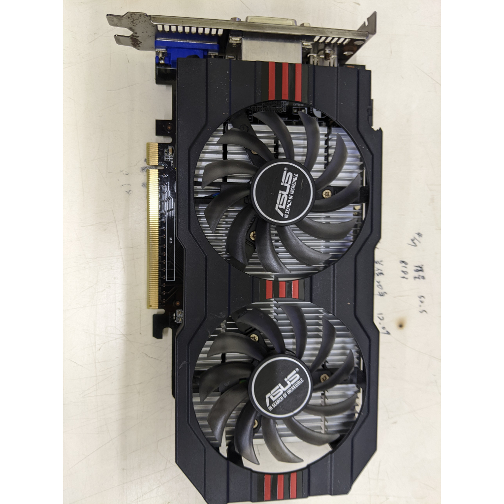 (如圖) 華碩 GTX750TI-OC-2GD5 顯示卡 HDMI 二手良品 售$799元/張