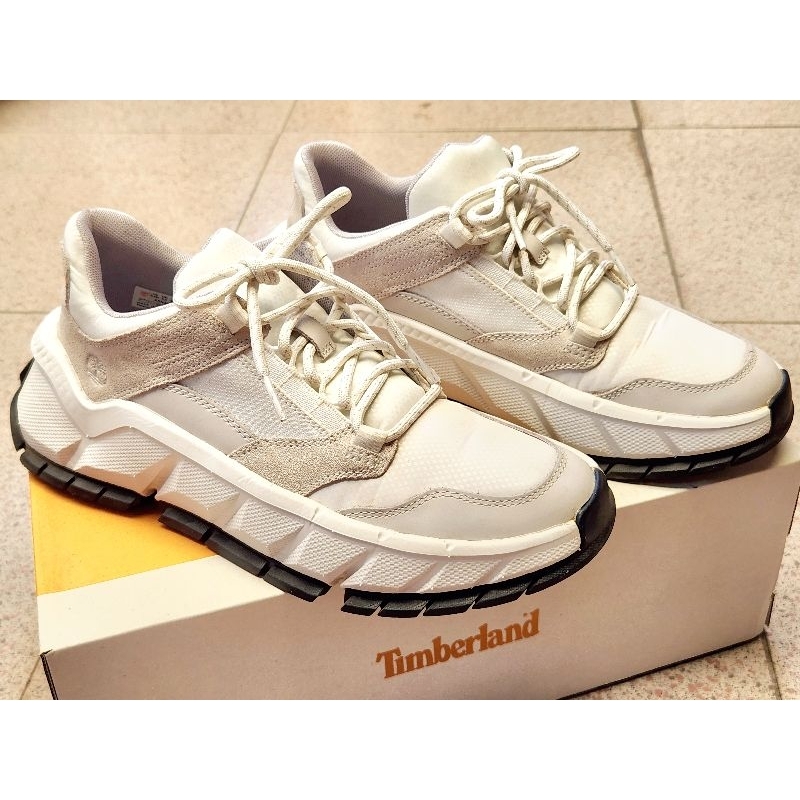 Timberland 女款白色絨面革greenstride tbl turbo休閒鞋|a5n38143