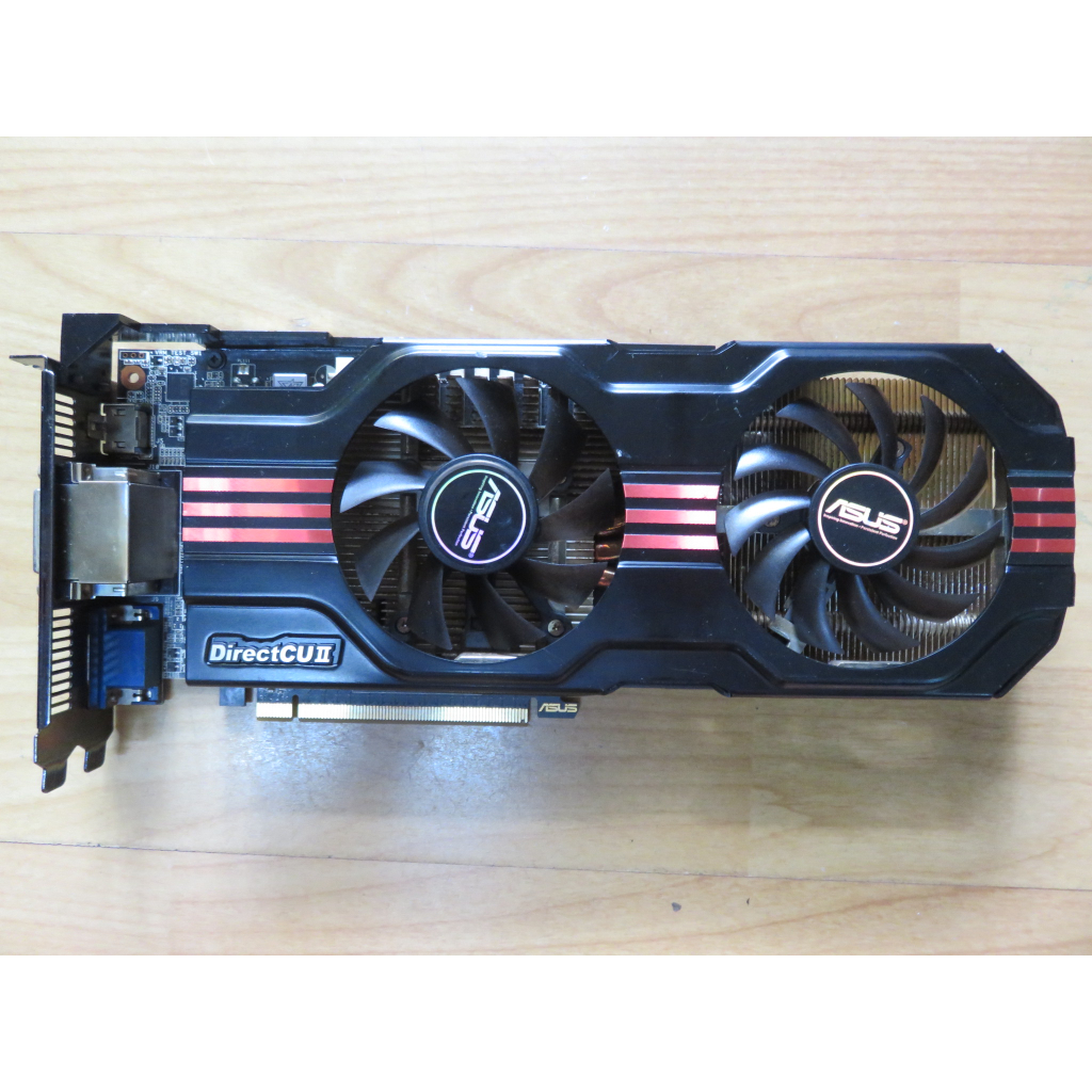 E.PCI-E顯示卡-華碩GTX650TI-DC2T-1GD5 一側風扇無法運轉 不影響使用 直購價780