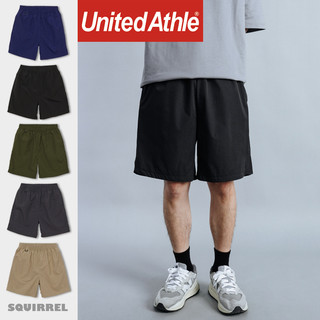 【United Athle】🔥好穿🔥休閒機能短褲🔥簡單百搭 腰部彈性舒適 運動休閒 快乾滑順 拉鍊口袋 尼龍 短褲 彈性