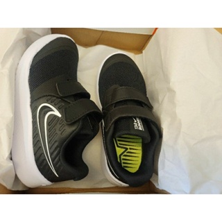 全新男小童黑色Nike運動鞋 跑鞋尺寸15