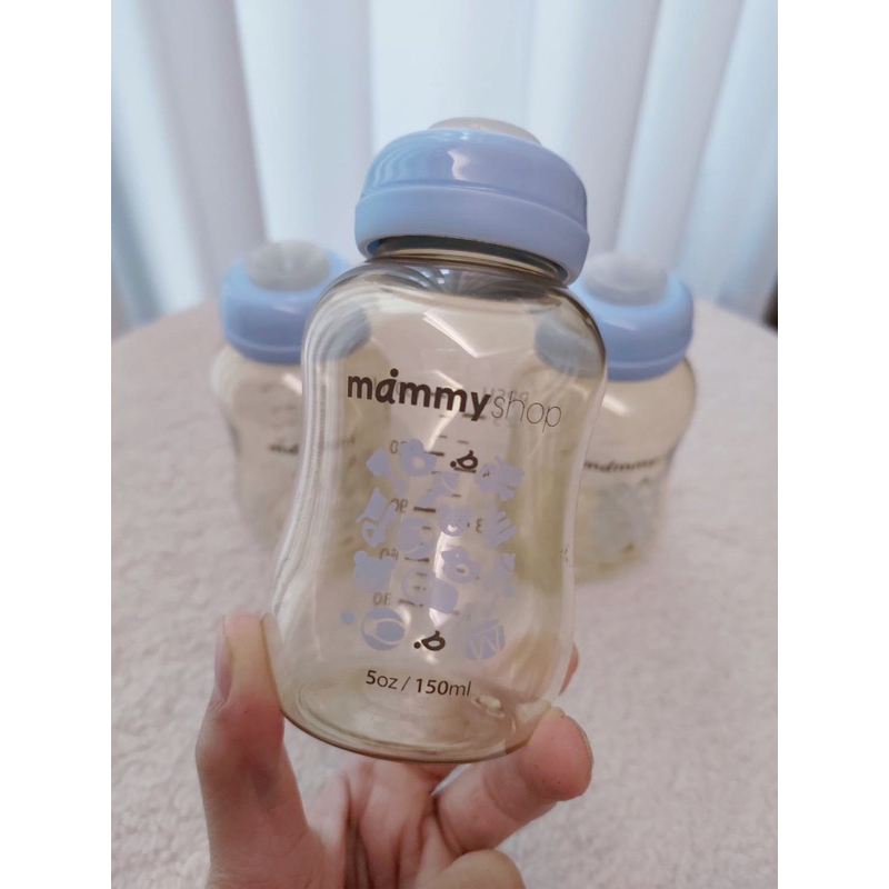 mammyshop 媽咪小站 標準口徑 PPSU 150ml 奶瓶3個