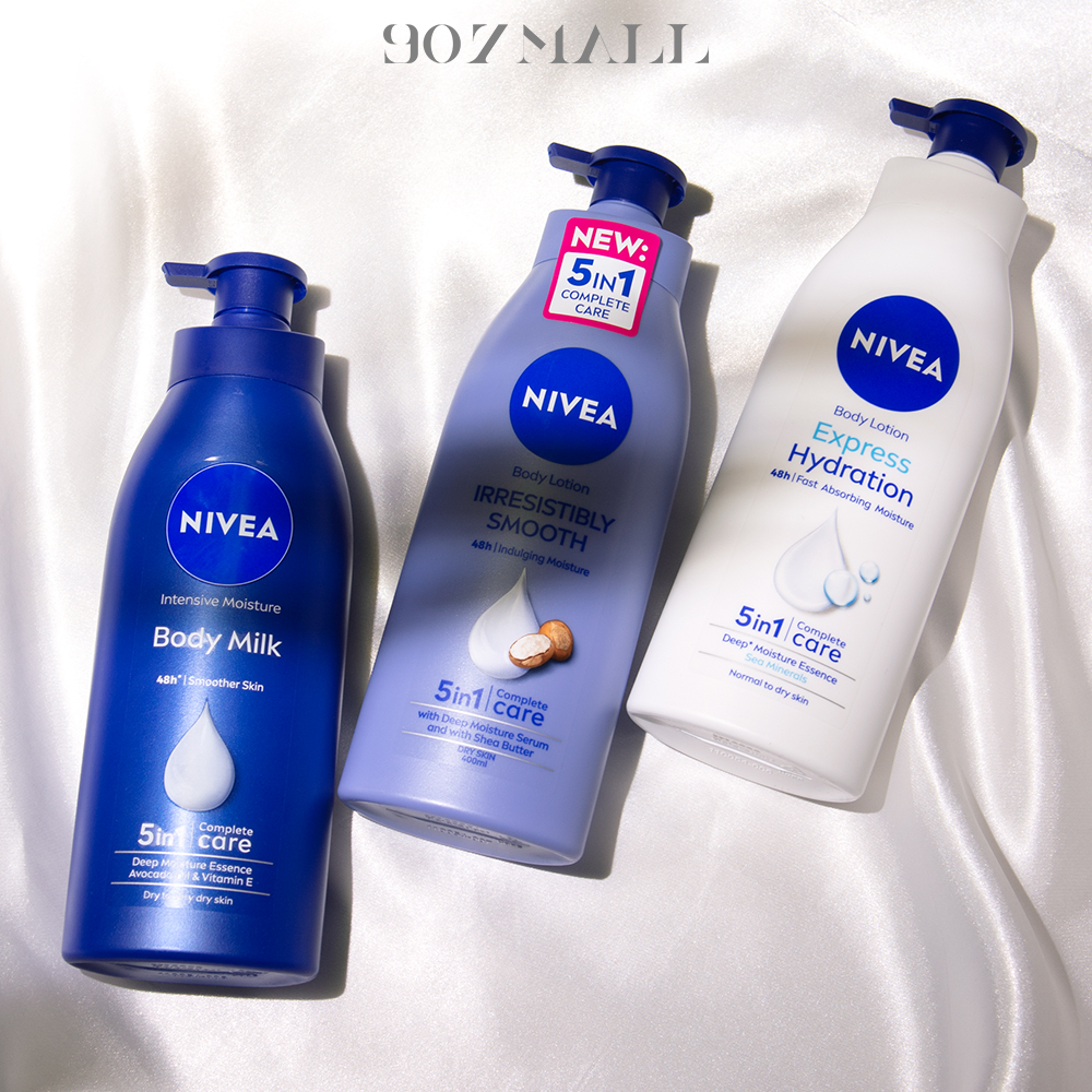 NIVEA 妮維雅 48H 修護潤膚乳液身體乳 380ml/400ml 深層修護 水潤輕透 絲滑瑩亮【907mall】