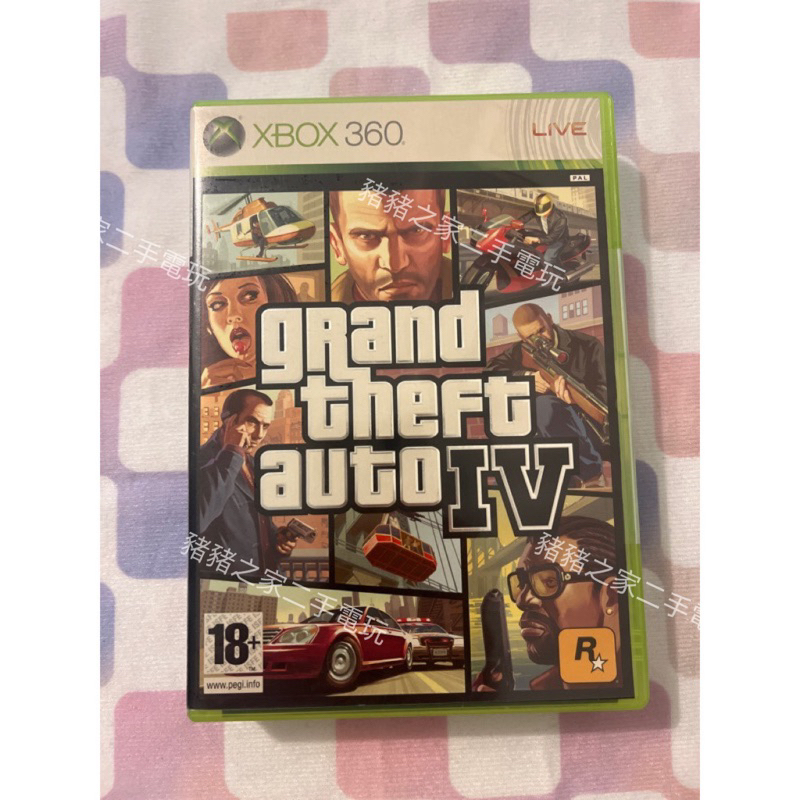 XBOX 360 俠盜獵車手 4 GTA 4 英文版 gta4 (ONE相容) XBOXONE