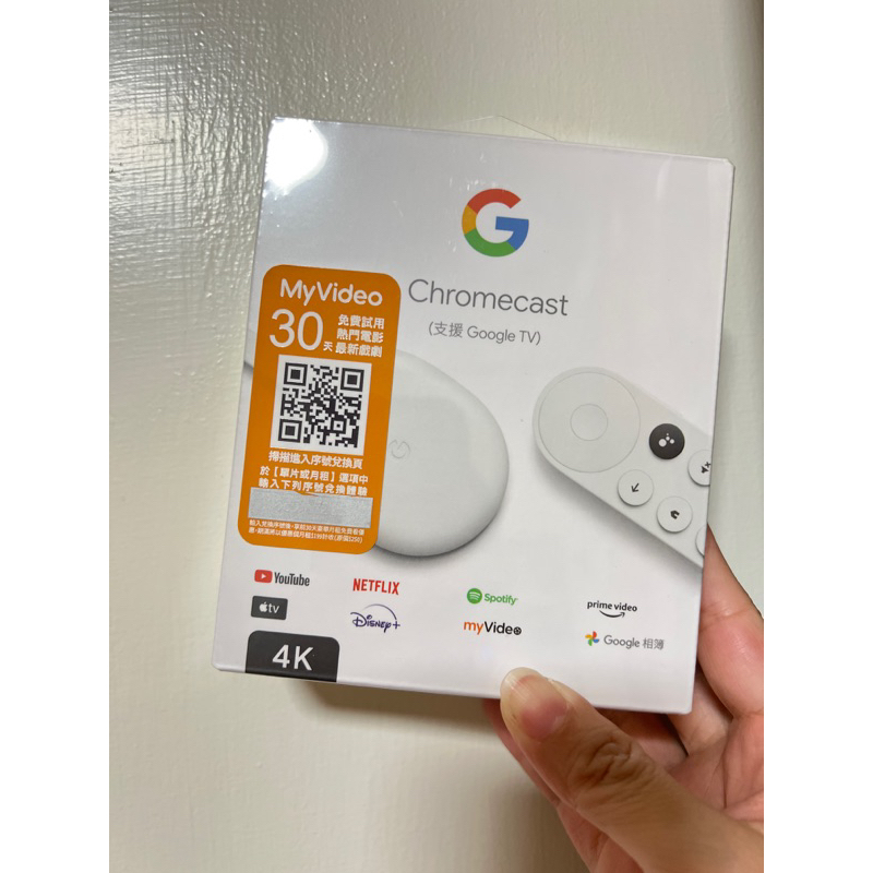 Google Chromecast 。Google TV 4k 全新現貨未開封