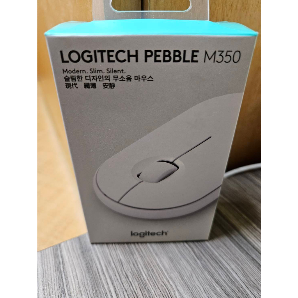羅技 M350 無線滑鼠-白色 自售便宜賣 台灣現貨  logitech Pebble
