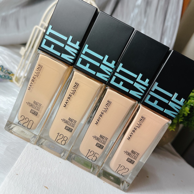 maybelline 媚比琳  FIT ME! 反孔特霧 粉底液 122/125/128/220