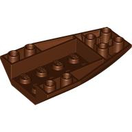 LEGO 樂高 43713 棕色 倒斜 曲面倒楔型 艙底磚 Wedge 6x4 6109924