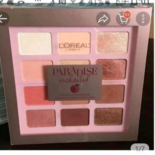 L'oreal 巴黎萊雅 Paradise enchanted 天堂迷香眼影盤 12色眼影盤