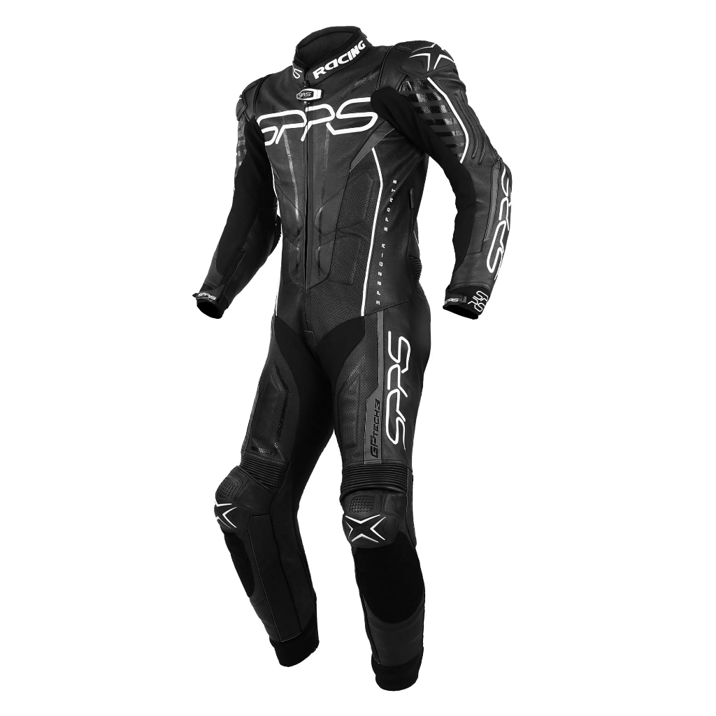 任我行騎士部品 SPRS GP TECH3 Leather suit 黑灰 競技 連身皮衣 一件式皮衣