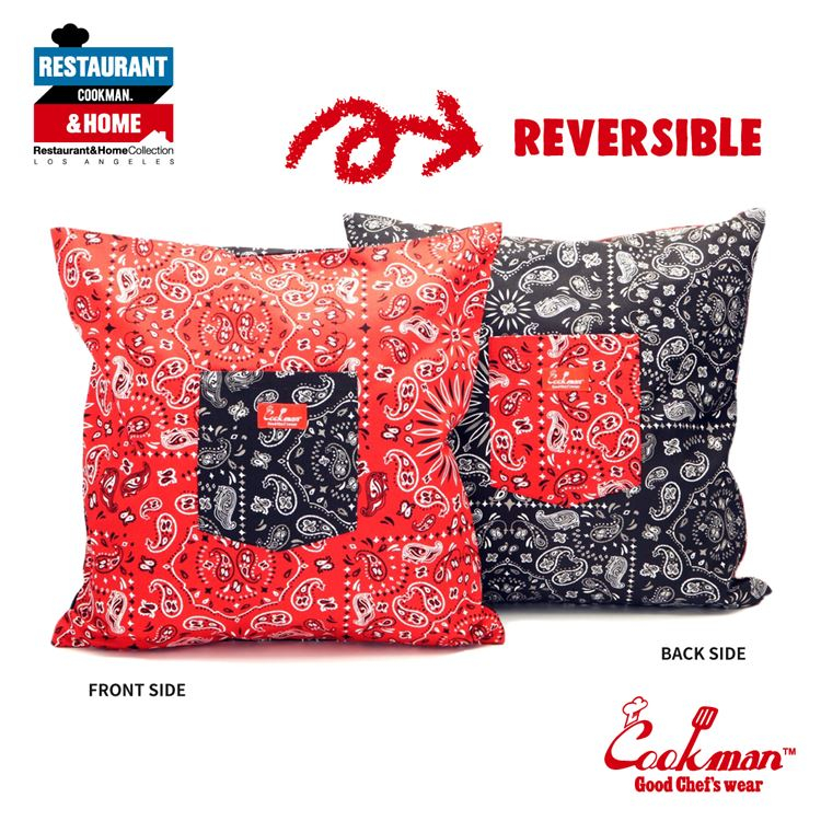 COOKMAN USA 233-01914 CUSHION COVER 雙面 靠墊套 枕套 抱枕套 變形蟲紅&amp;變形蟲黑