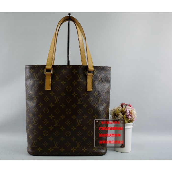 ☆優買二手精品名牌店☆ LV M51170 原花 字紋 老花 肩背包 購物包 琴譜包 便當包 托特包 BOOKTOTE