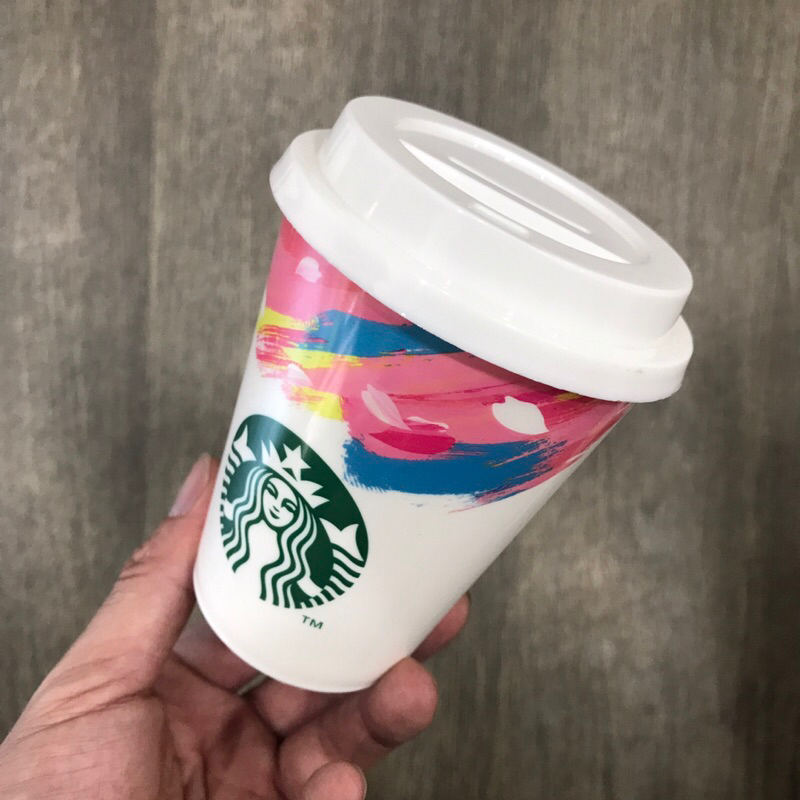 Starbucks 星巴克 櫻花系列咖啡杯造型 SAKURA 櫻花風采 零錢筒 存錢筒 撲滿