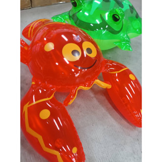 《翔翼玩具》造型戲水游泳玩具 青蛙潛水親子泳圈 海洋兒童充氣游泳氣球 可愛圖案 夏天必備 74089 安全標章合格玩具