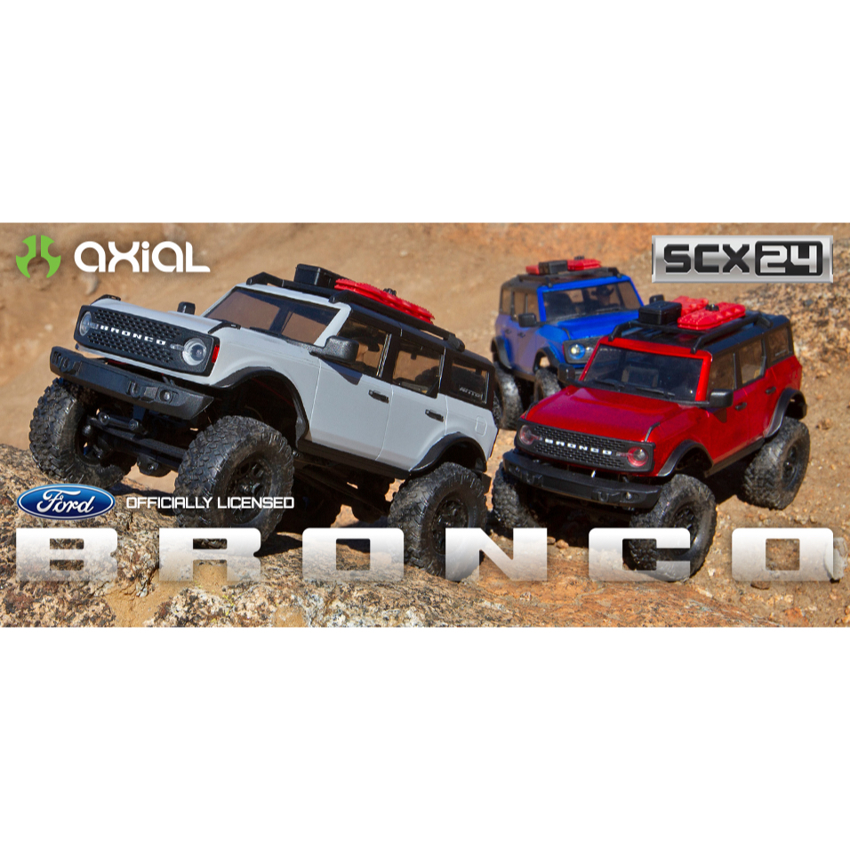 【完售】Axial SCX24 Ford Bronco 1:24 遙控車 1/24 攀岩車 RTR AXI00006