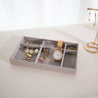 目喜生活｜飾品絨布盒(大款) 絨布盒 飾品收納 珠寶收納 珠寶 戒指 耳環
