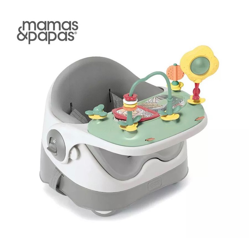 Mamas &amp; Papas  三合一都可椅+好好玩樂盤(霧都灰) 含原廠盒