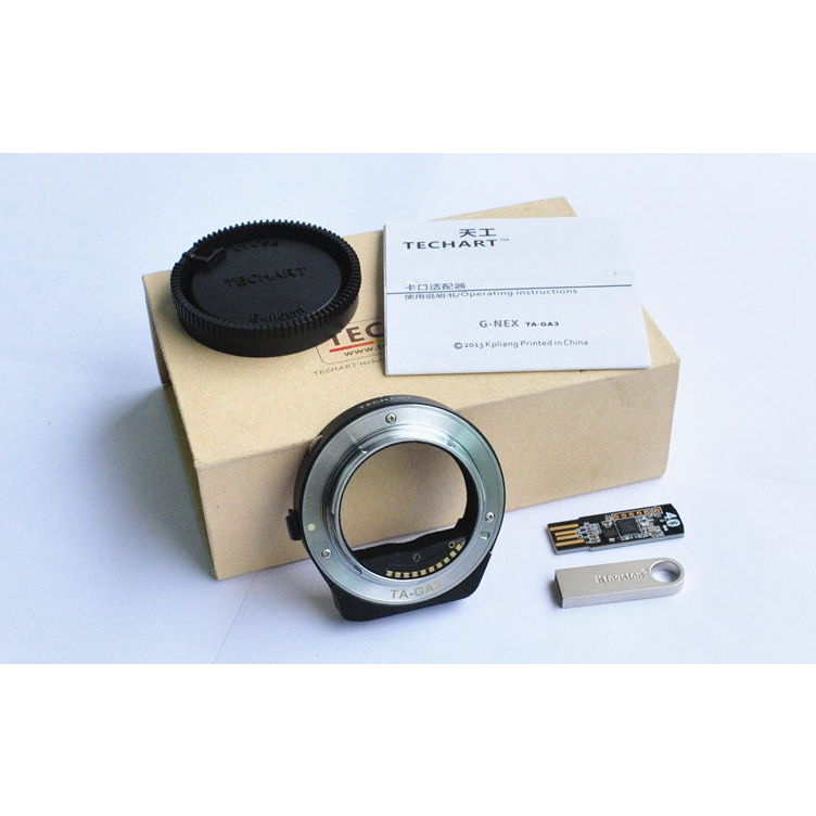 天工Techart TA-GA3 Contax G 鏡頭轉SONY NEX E-MOUNT自動對焦機身轉接環A7 A7C