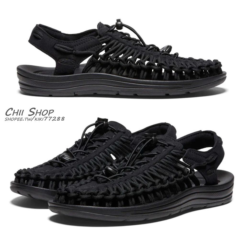 【CHII】日本 KEEN UNEEK 編織涼鞋 黑色 全黑 1014099