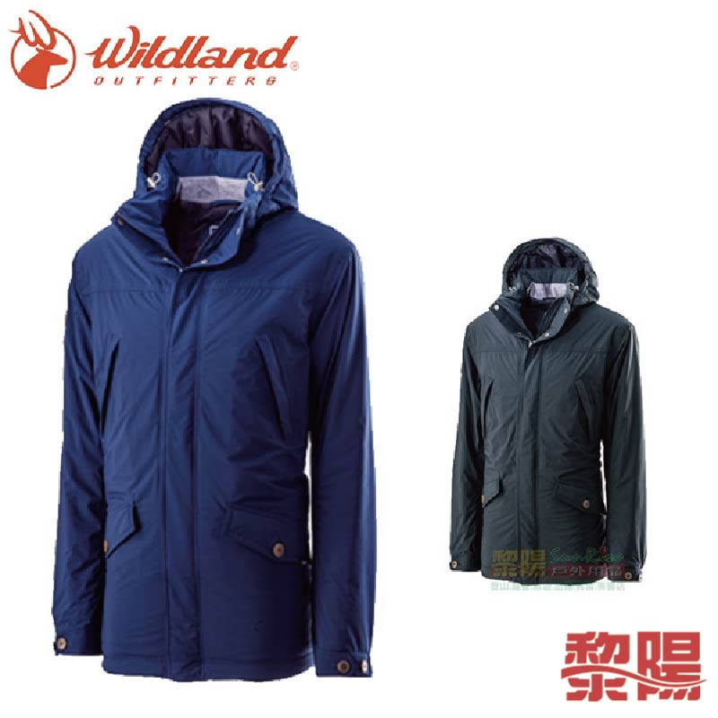 Wildland 22902 男PRIMALOFT防水保暖外套 柔軟/防水/防風/透氣/帽可拆/登山 05W22902