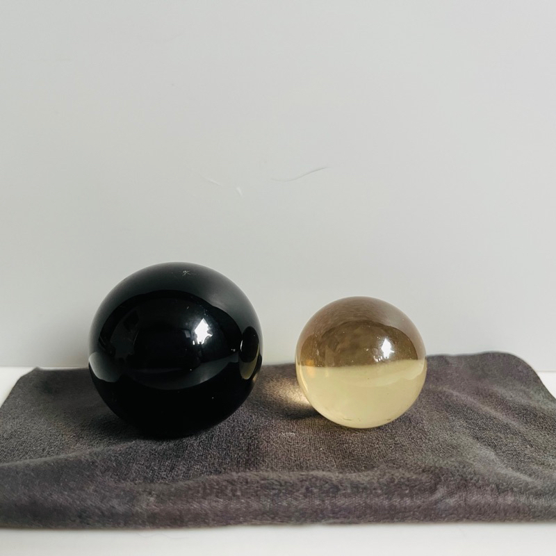 黑曜石水晶球（直徑3.5cm）