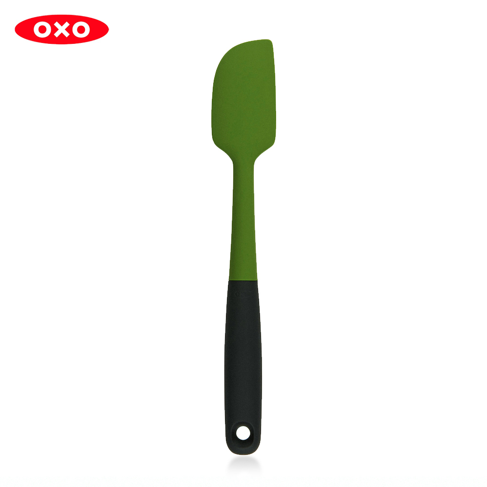 贈品-美國【OXO】好好握矽膠刮刀-綠