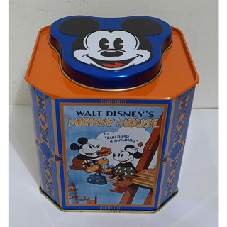 迪士尼 Disney Mickey Mouse 米奇米妮 空鐵罐/置物罐/收納罐