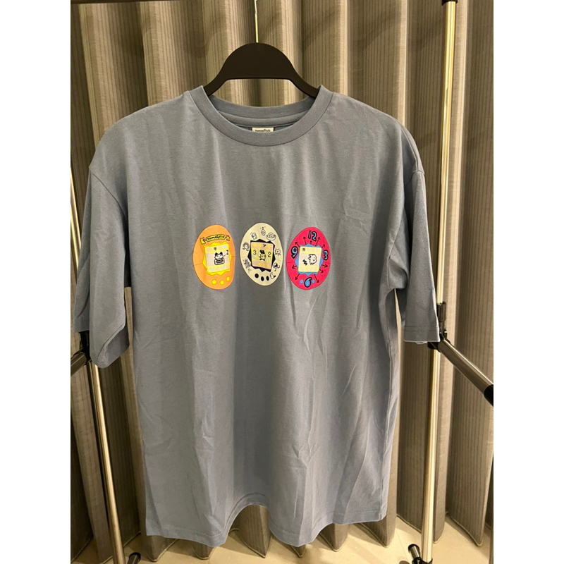 現貨 🇯🇵日本 Thank You Mart Tamagotchi 塔麻可吉 電子雞 藍色 T恤