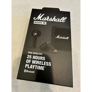 Marshall Minor III Bluetooth 真無線藍牙耳塞式耳機～經典黑