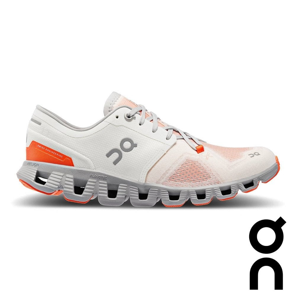 【瑞士 ON】女Cloud X3多功能健行鞋『象牙白/灰』6098252