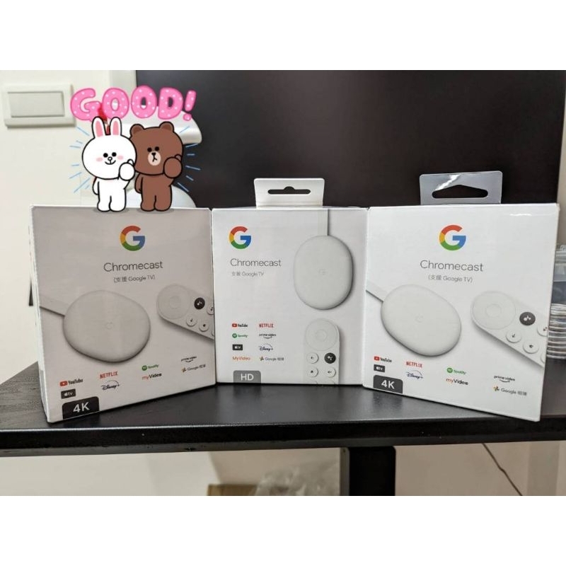 Google Chromecast4k台灣公司貨