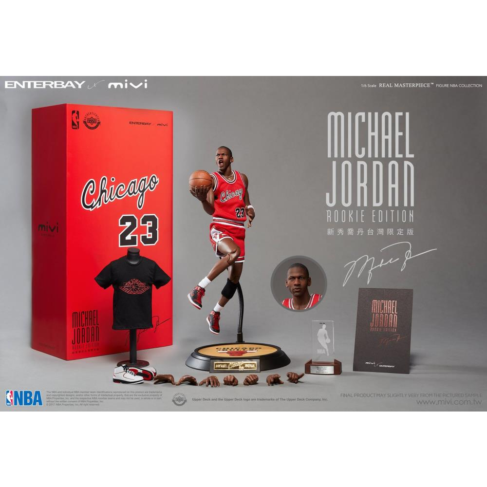 ENTERBAY NBA 公牛隊 新秀版 1/6 Michael Jordan 麥可 喬丹 籃球之神 MJ GOAT