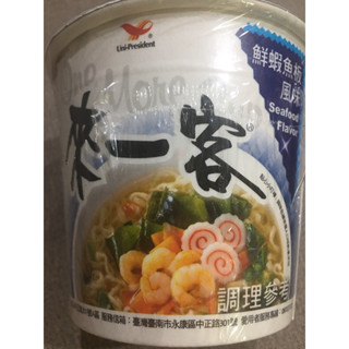 統一 來一客杯麵-鮮蝦魚板63g