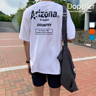 短T 韓國 Arizona簡約文字設計 落肩短袖t恤 男女可穿【PAA606】現貨+預購 Doppler