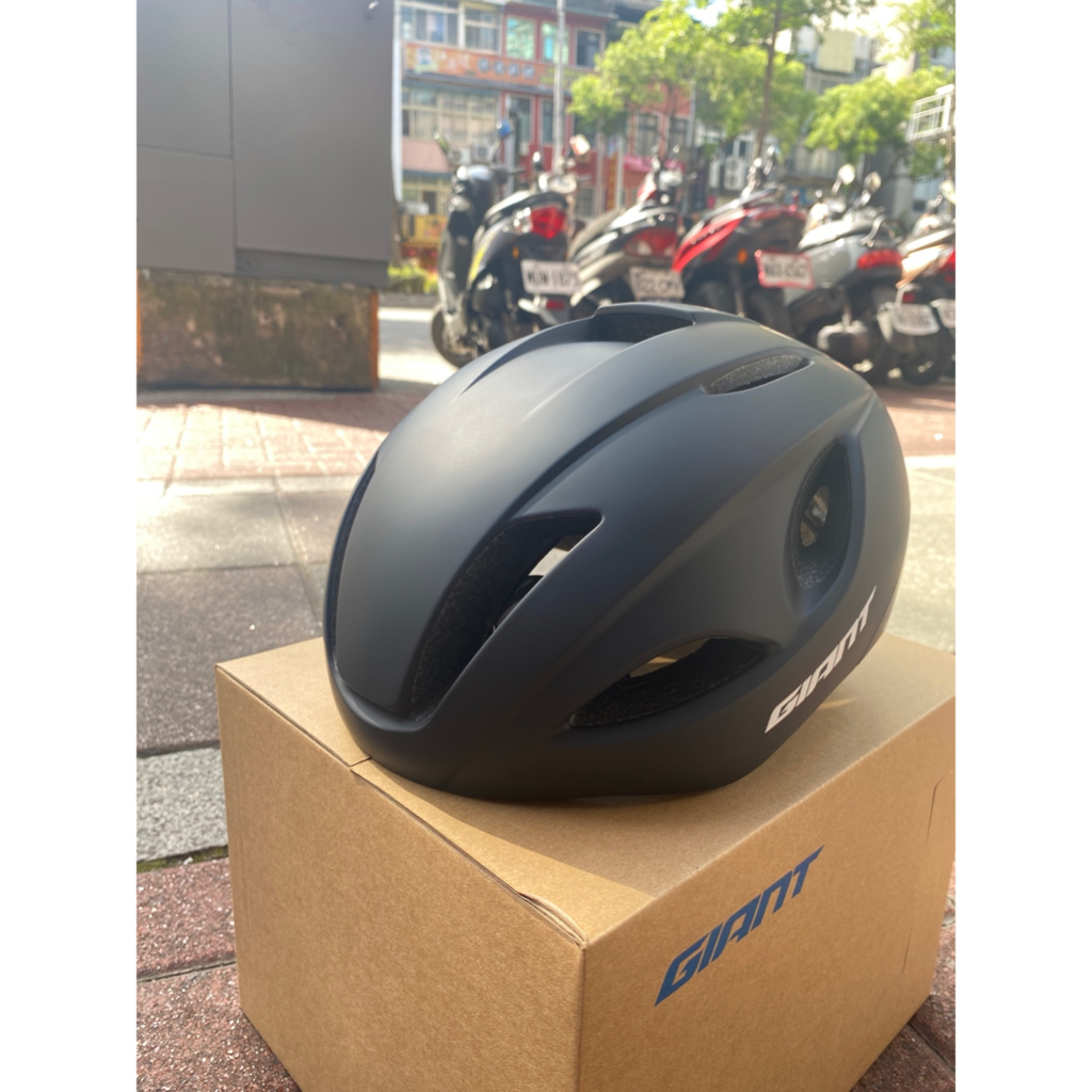 (騎蜂單車) 分期 捷安特 新款 GIANT MARS 空力安全帽 自行車安全帽 消光音速黑