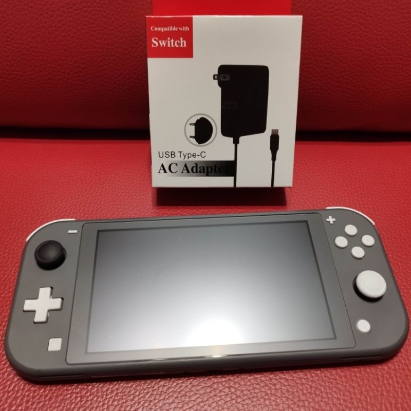 switch lite主機日規灰黑色