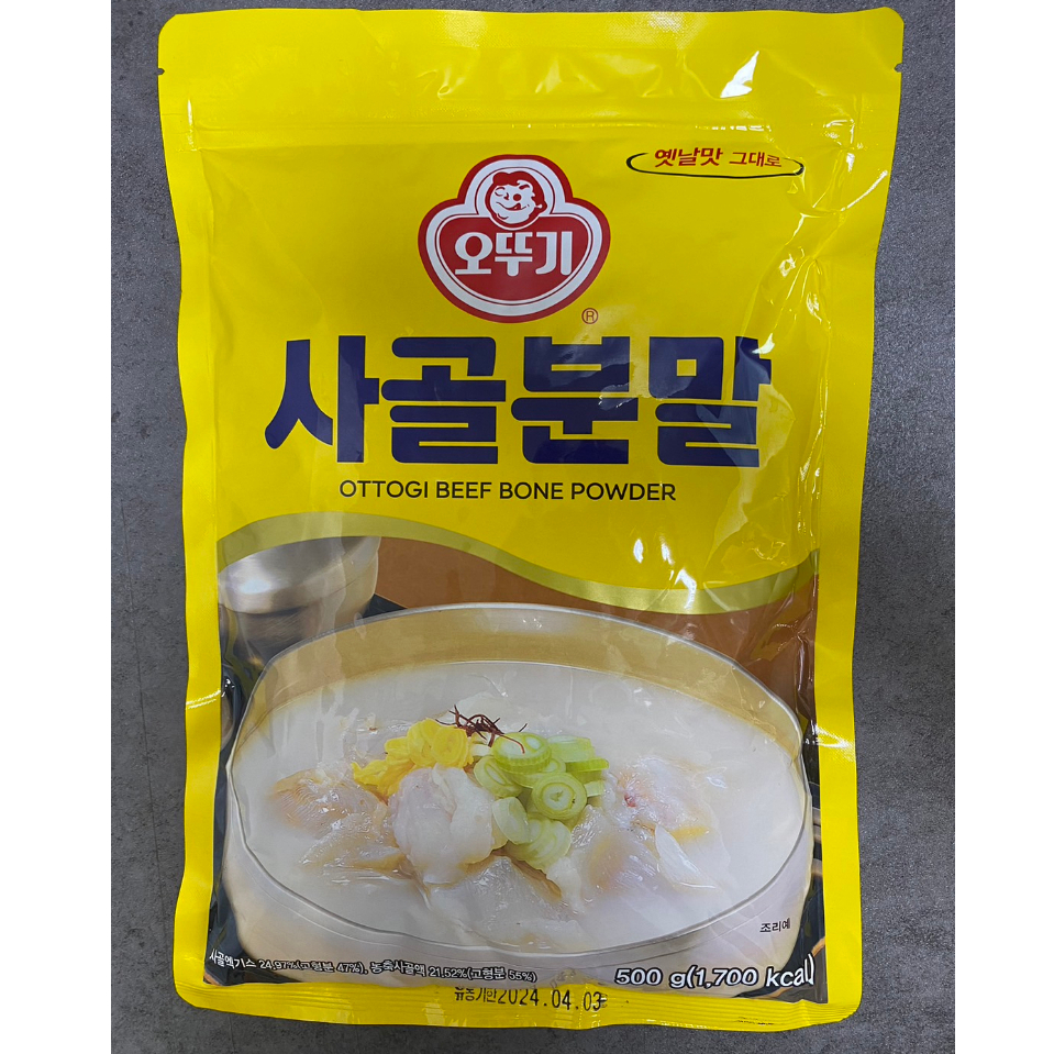韓國不倒翁牛骨粉 牛骨調味粉 牛骨高湯粉 500公克/包