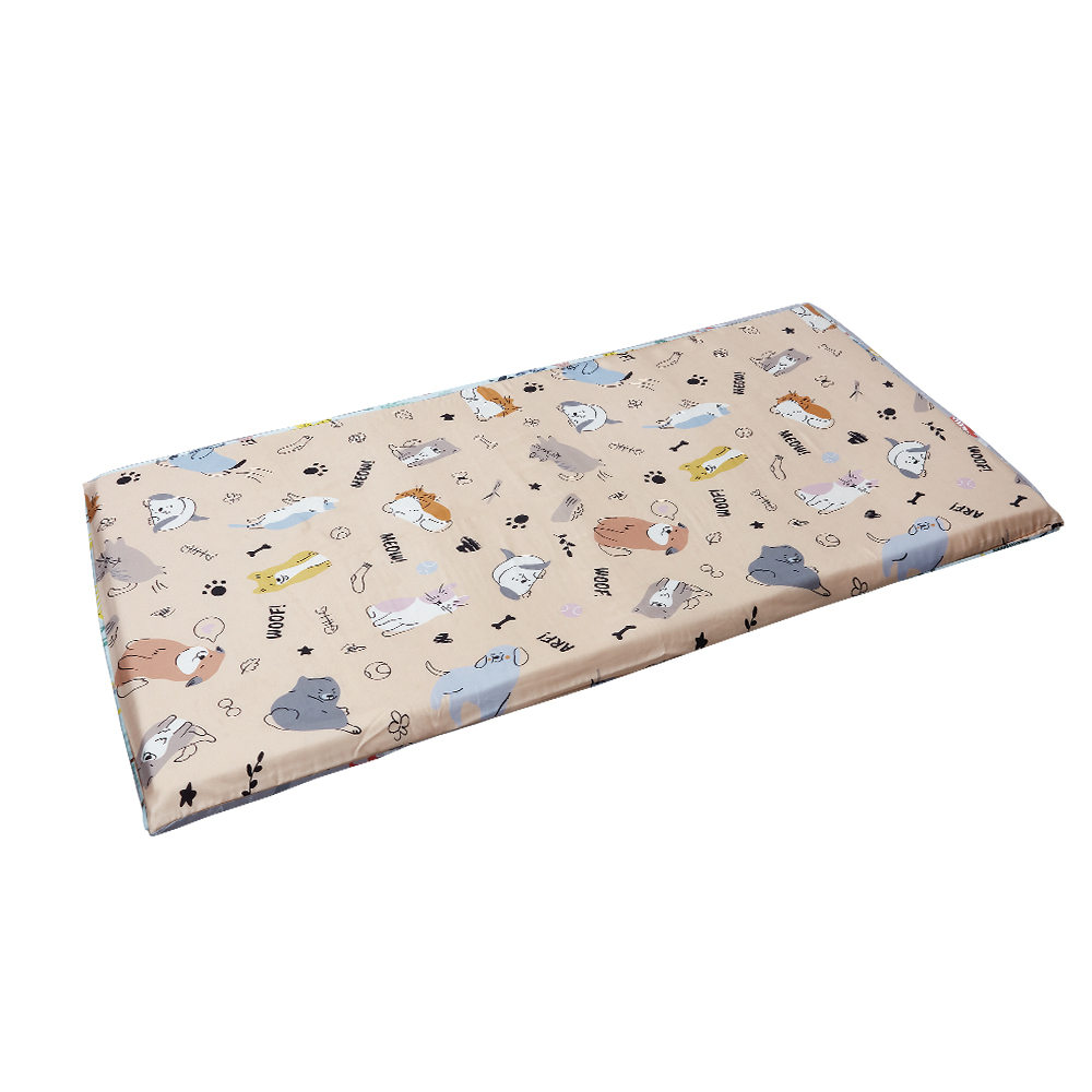 享居DOTDOT 幼兒童天絲床包 (寵物派對) 60x120 / 70x130cm 防螨抗菌 60支萊賽爾 台灣製