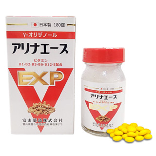 日本富山製藥 安利命EX金強效錠 180粒玻璃瓶裝 維他命B群高劑量+穀維素+粉光參 日華好物