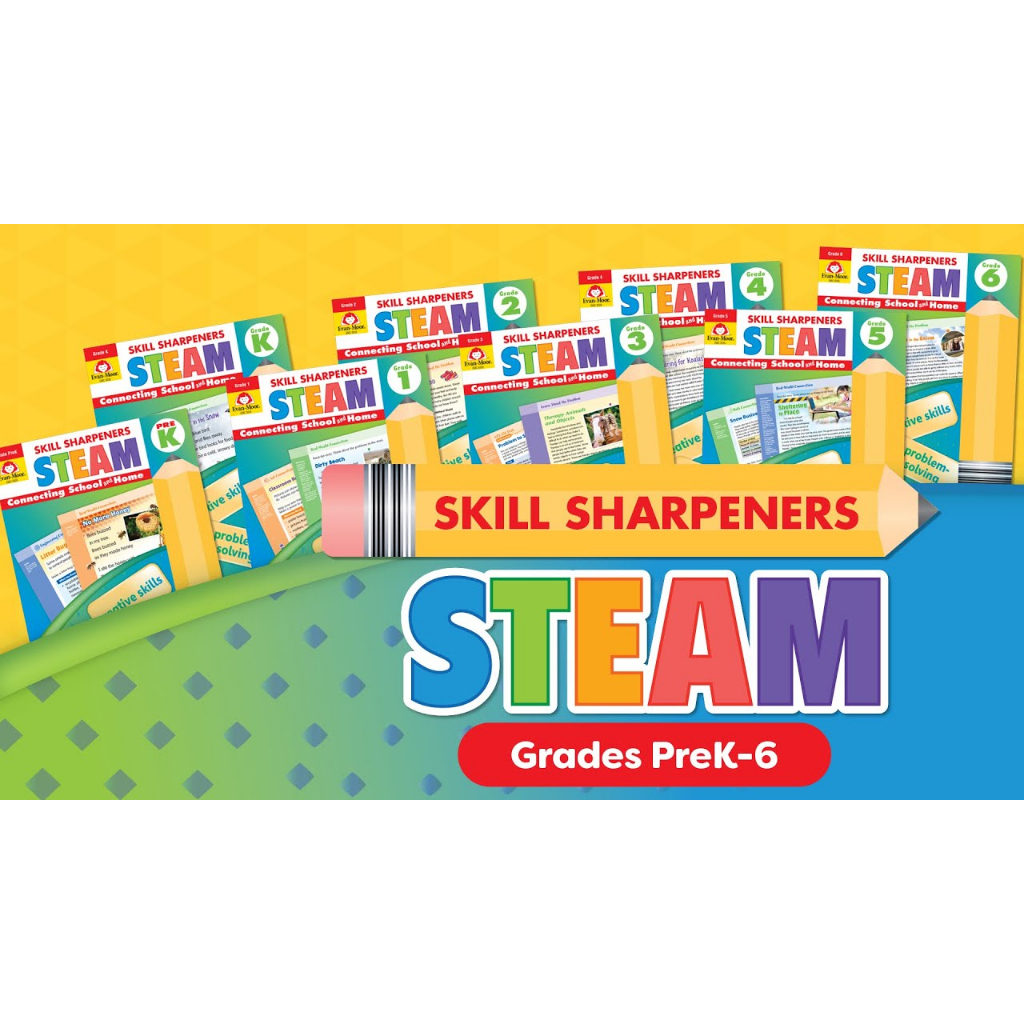 【華通書坊】Skill Sharpeners: STEAM 系列 Grades PreK-6&lt;華通書坊/姆斯&gt;