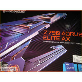 JULE 3C會社-技嘉 Z790 AORUS ELITE AX Z790/DDR5/電競/全新/1700 主機板