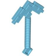 磚家 LEGO 樂高 中間天空藍色 Minecraft 創世神 Utensil 用具 鋤頭 十字鎬 18789