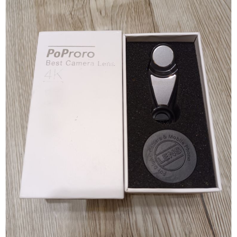 poproro 最好的相機鏡頭4k 手機夾式廣角鏡頭 廣角手機鏡頭自拍神器
