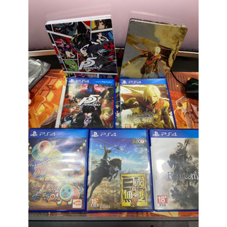 【PS4】Persona5、尼爾 自動人形、Final Fantasy 零式、太鼓達人、真 三國無雙8