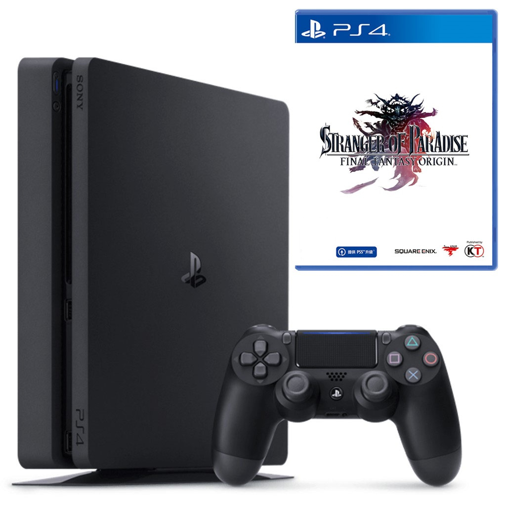 PS4 slim 主機 1TB+ PS4 樂園的異鄉人 Final Fantasy太空戰士中文版【飛鴻數位館】